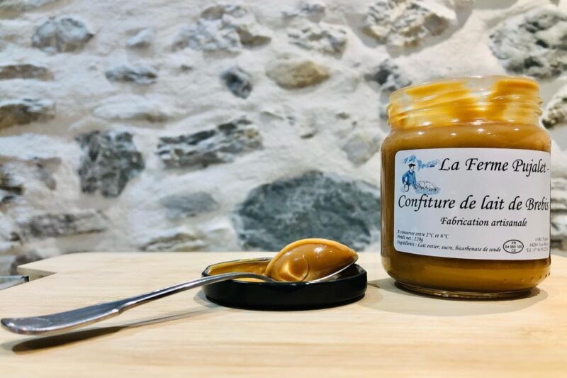 pujalet confiture lait brebis